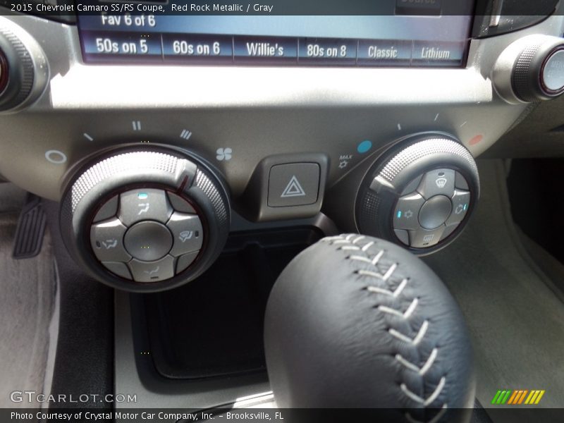 Red Rock Metallic / Gray 2015 Chevrolet Camaro SS/RS Coupe
