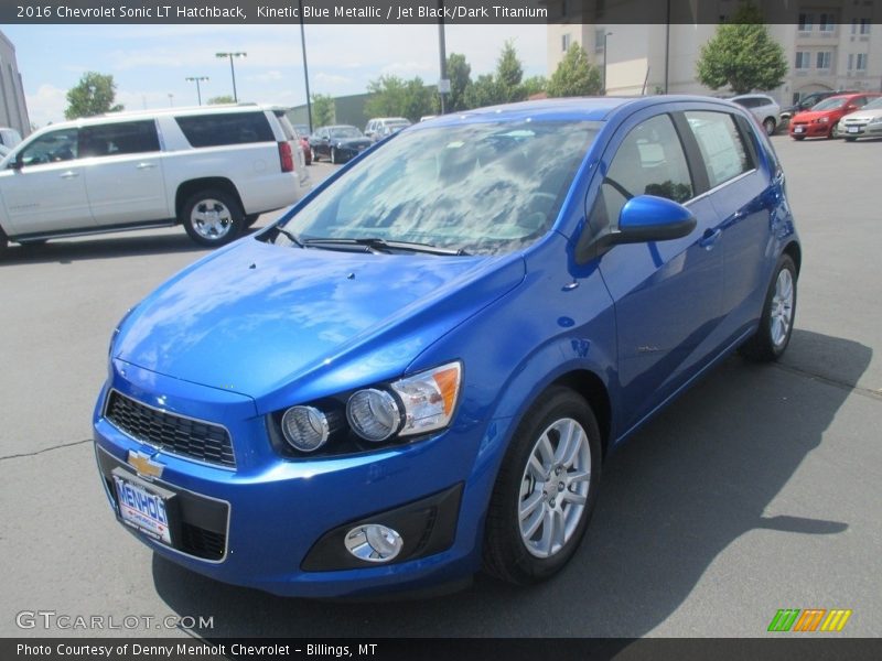 Kinetic Blue Metallic / Jet Black/Dark Titanium 2016 Chevrolet Sonic LT Hatchback