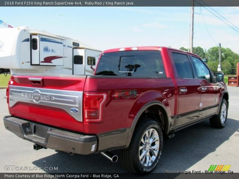 Ruby Red / King Ranch Java 2016 Ford F150 King Ranch SuperCrew 4x4