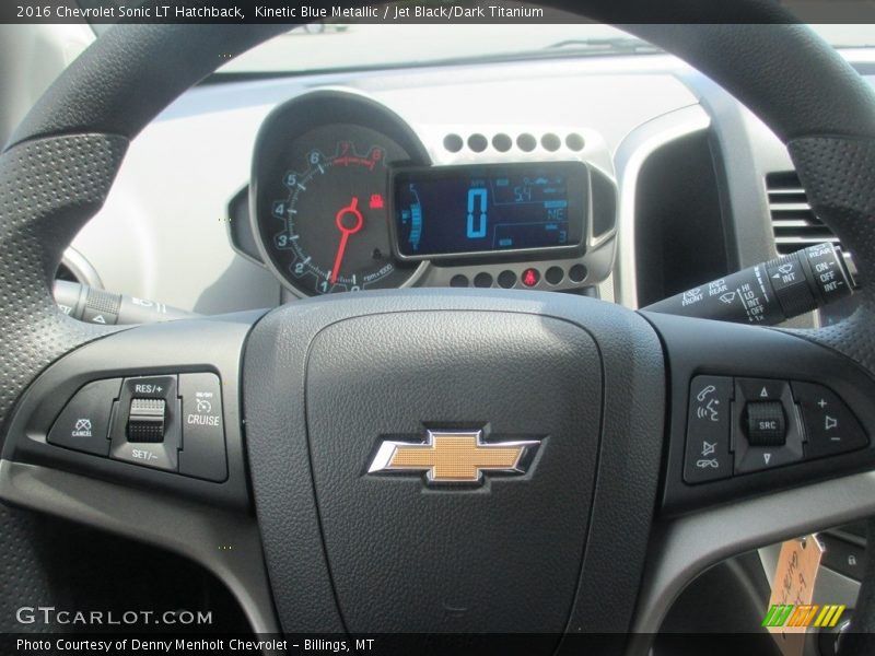 Kinetic Blue Metallic / Jet Black/Dark Titanium 2016 Chevrolet Sonic LT Hatchback