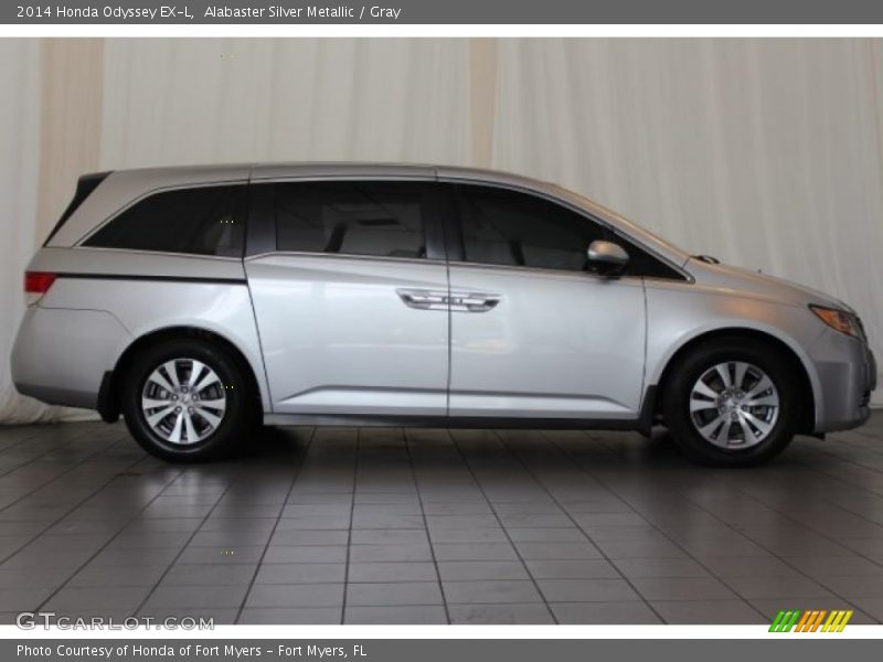 Alabaster Silver Metallic / Gray 2014 Honda Odyssey EX-L