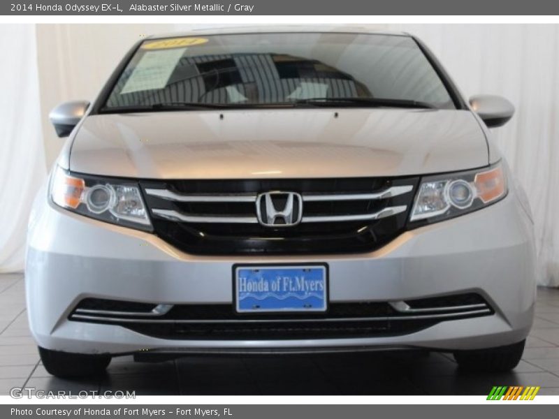 Alabaster Silver Metallic / Gray 2014 Honda Odyssey EX-L