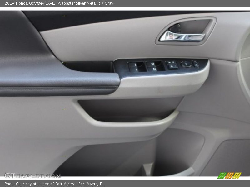 Alabaster Silver Metallic / Gray 2014 Honda Odyssey EX-L