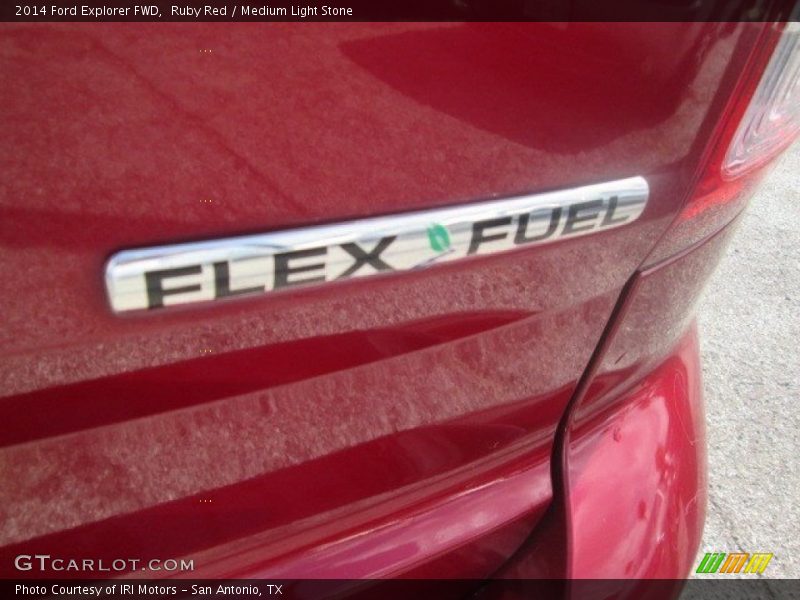 Ruby Red / Medium Light Stone 2014 Ford Explorer FWD
