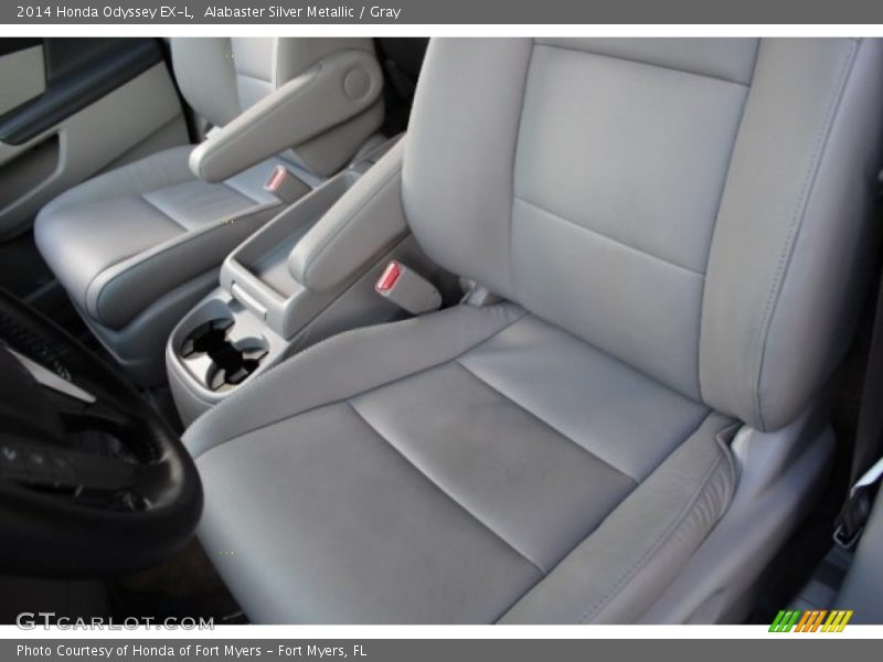 Alabaster Silver Metallic / Gray 2014 Honda Odyssey EX-L