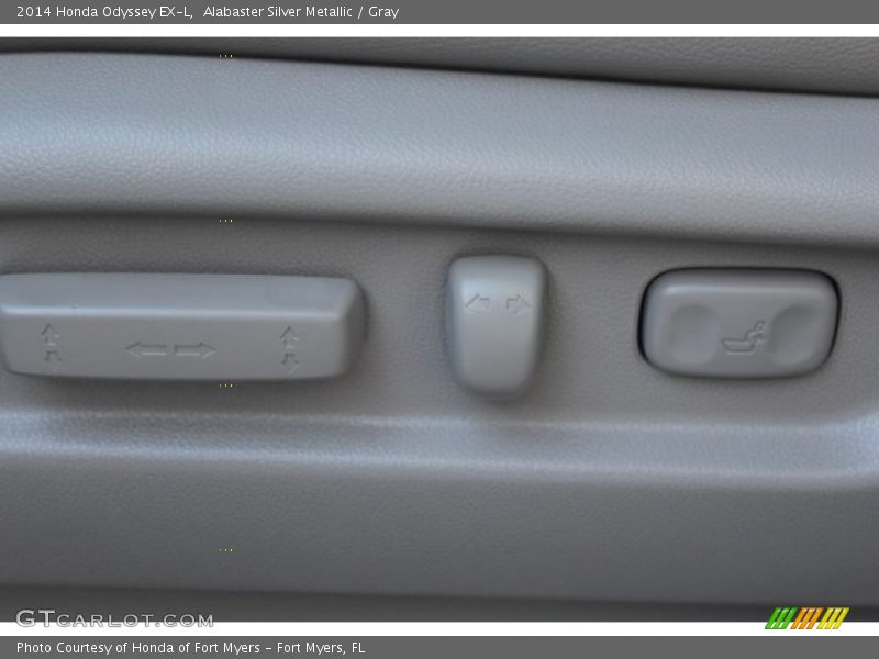 Alabaster Silver Metallic / Gray 2014 Honda Odyssey EX-L