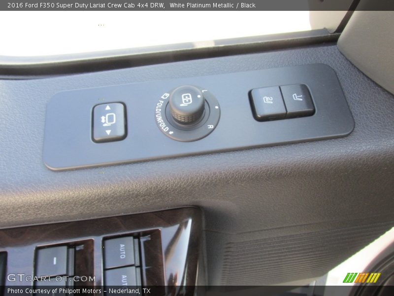 White Platinum Metallic / Black 2016 Ford F350 Super Duty Lariat Crew Cab 4x4 DRW