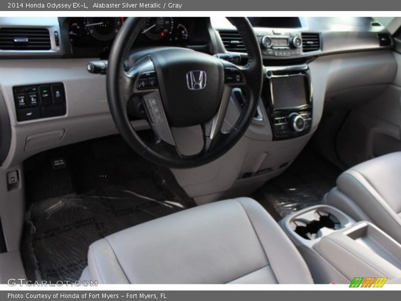 Alabaster Silver Metallic / Gray 2014 Honda Odyssey EX-L