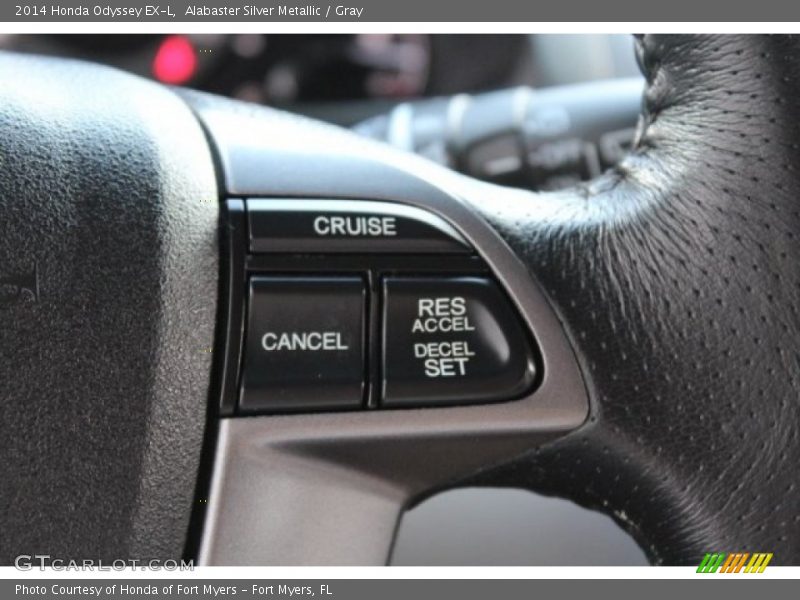 Alabaster Silver Metallic / Gray 2014 Honda Odyssey EX-L