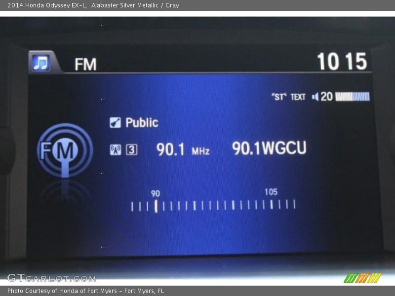 Alabaster Silver Metallic / Gray 2014 Honda Odyssey EX-L