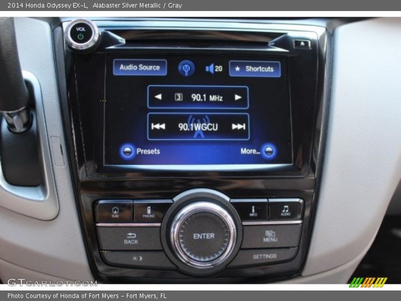 Alabaster Silver Metallic / Gray 2014 Honda Odyssey EX-L