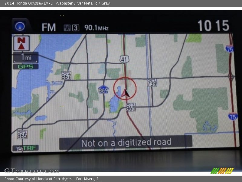 Alabaster Silver Metallic / Gray 2014 Honda Odyssey EX-L