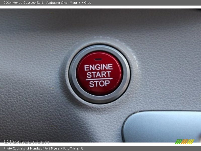Alabaster Silver Metallic / Gray 2014 Honda Odyssey EX-L