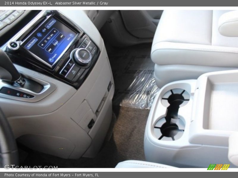 Alabaster Silver Metallic / Gray 2014 Honda Odyssey EX-L