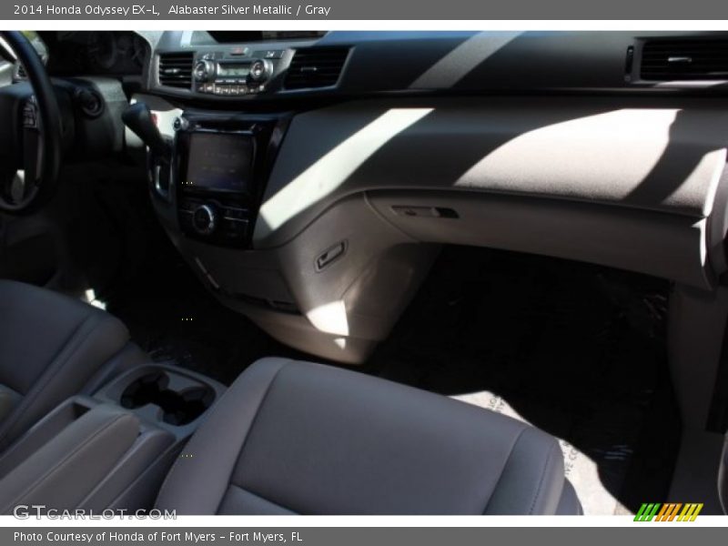 Alabaster Silver Metallic / Gray 2014 Honda Odyssey EX-L