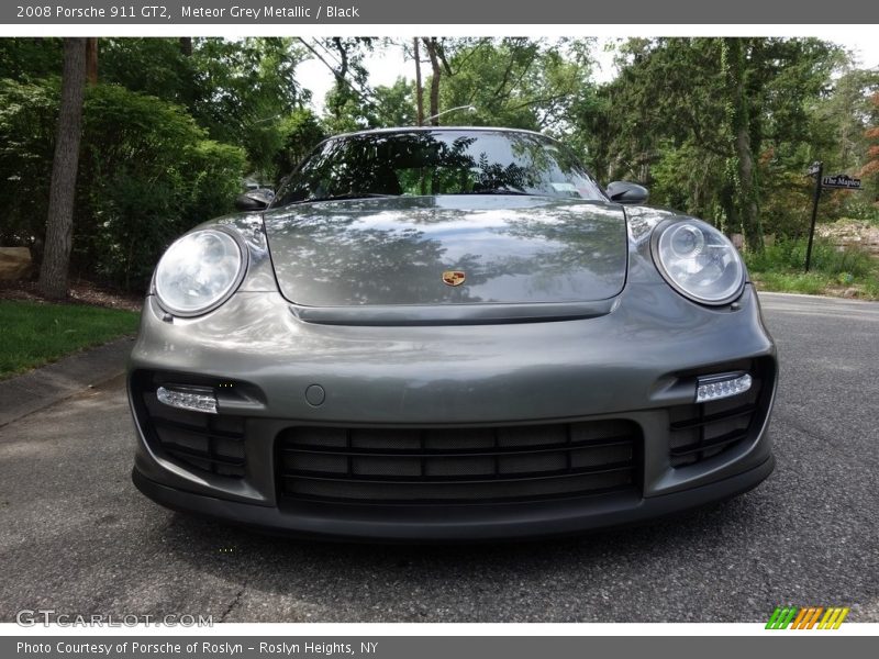 Meteor Grey Metallic / Black 2008 Porsche 911 GT2