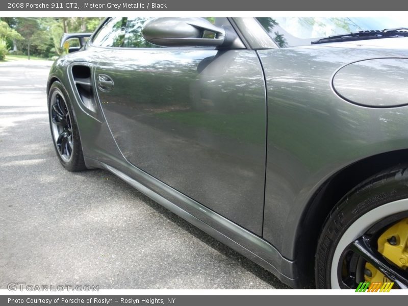 Meteor Grey Metallic / Black 2008 Porsche 911 GT2