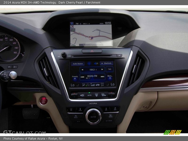 Dark Cherry Pearl / Parchment 2014 Acura MDX SH-AWD Technology