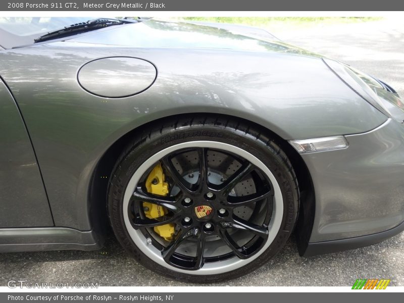 Meteor Grey Metallic / Black 2008 Porsche 911 GT2