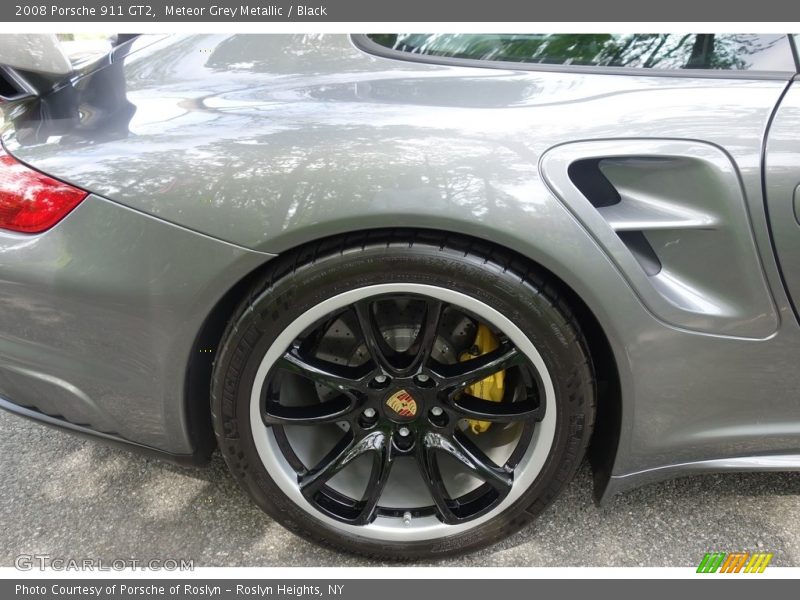 Meteor Grey Metallic / Black 2008 Porsche 911 GT2