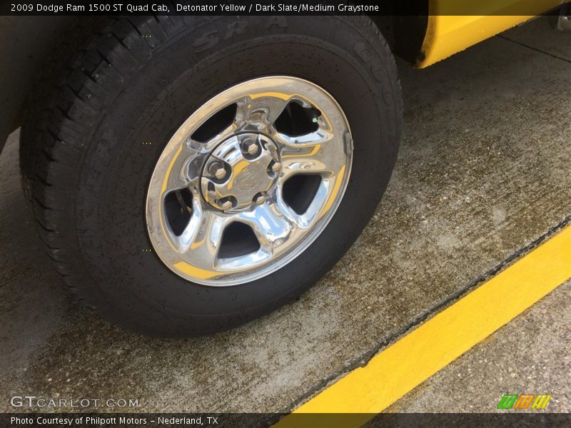 Detonator Yellow / Dark Slate/Medium Graystone 2009 Dodge Ram 1500 ST Quad Cab