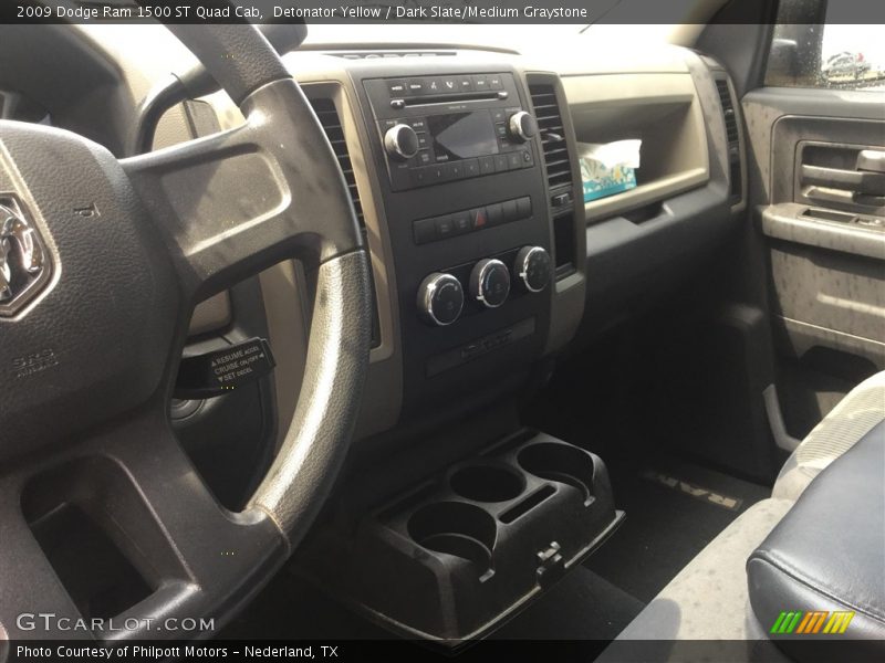 Detonator Yellow / Dark Slate/Medium Graystone 2009 Dodge Ram 1500 ST Quad Cab