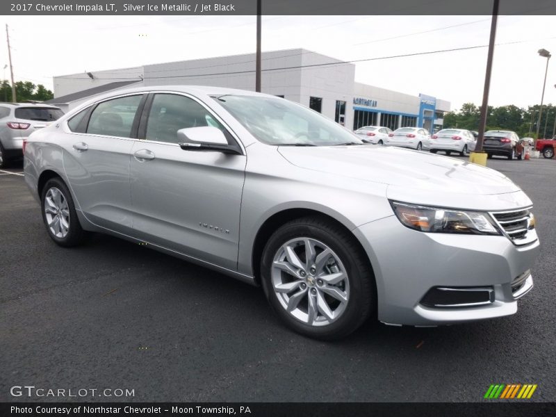 Silver Ice Metallic / Jet Black 2017 Chevrolet Impala LT