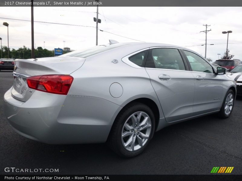 Silver Ice Metallic / Jet Black 2017 Chevrolet Impala LT