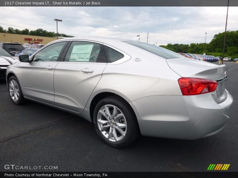 Silver Ice Metallic / Jet Black 2017 Chevrolet Impala LT
