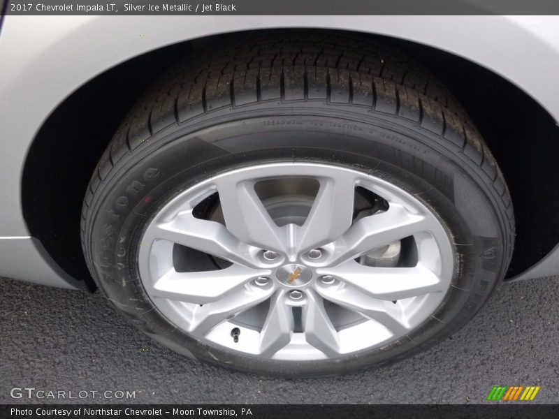 Silver Ice Metallic / Jet Black 2017 Chevrolet Impala LT