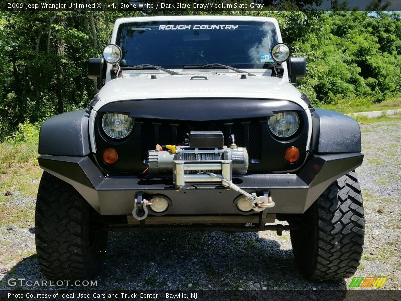 Stone White / Dark Slate Gray/Medium Slate Gray 2009 Jeep Wrangler Unlimited X 4x4