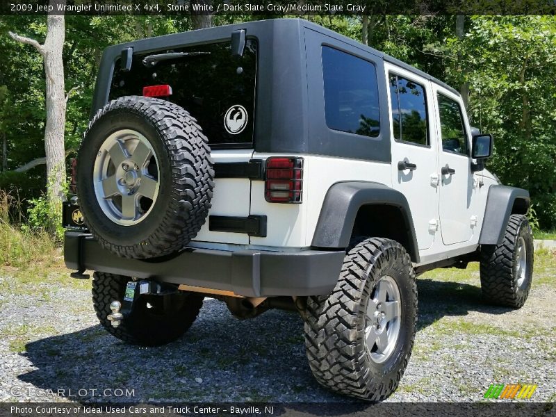 Stone White / Dark Slate Gray/Medium Slate Gray 2009 Jeep Wrangler Unlimited X 4x4
