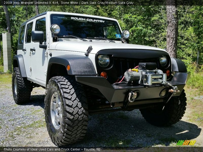 Stone White / Dark Slate Gray/Medium Slate Gray 2009 Jeep Wrangler Unlimited X 4x4