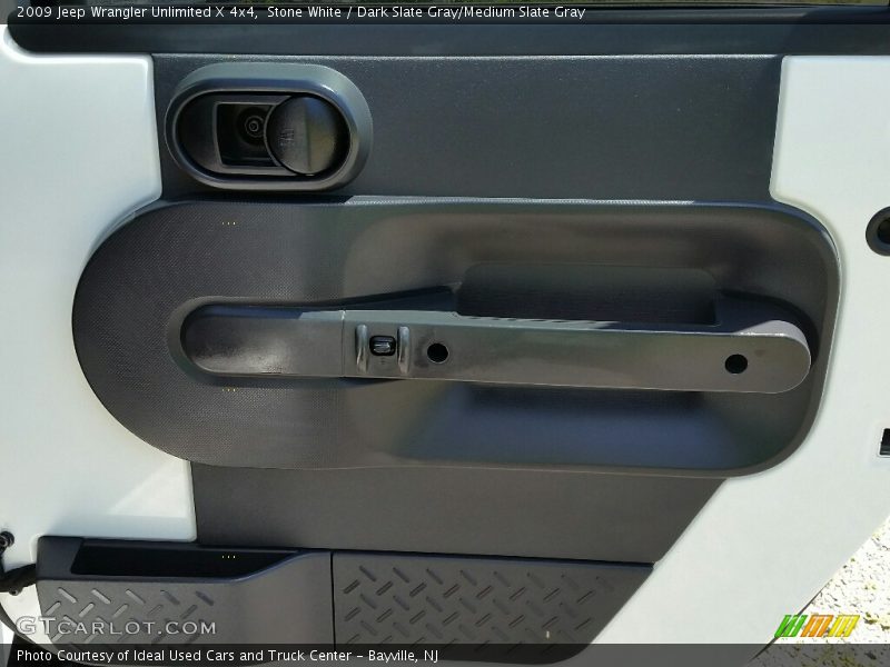 Stone White / Dark Slate Gray/Medium Slate Gray 2009 Jeep Wrangler Unlimited X 4x4