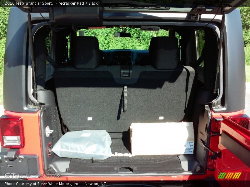Firecracker Red / Black 2016 Jeep Wrangler Sport