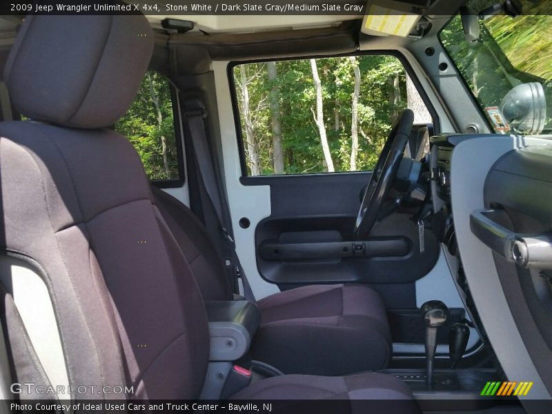 Stone White / Dark Slate Gray/Medium Slate Gray 2009 Jeep Wrangler Unlimited X 4x4