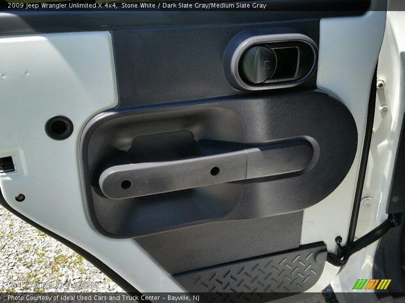 Stone White / Dark Slate Gray/Medium Slate Gray 2009 Jeep Wrangler Unlimited X 4x4