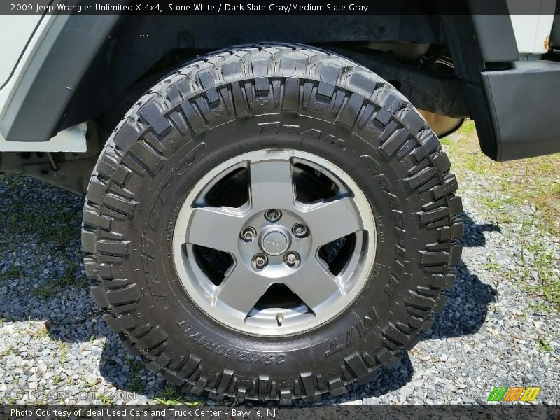 Stone White / Dark Slate Gray/Medium Slate Gray 2009 Jeep Wrangler Unlimited X 4x4