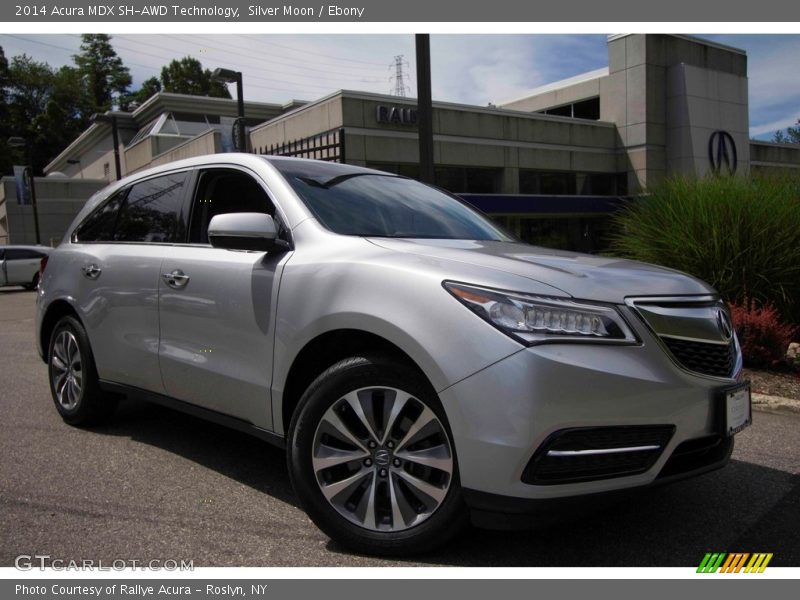Silver Moon / Ebony 2014 Acura MDX SH-AWD Technology