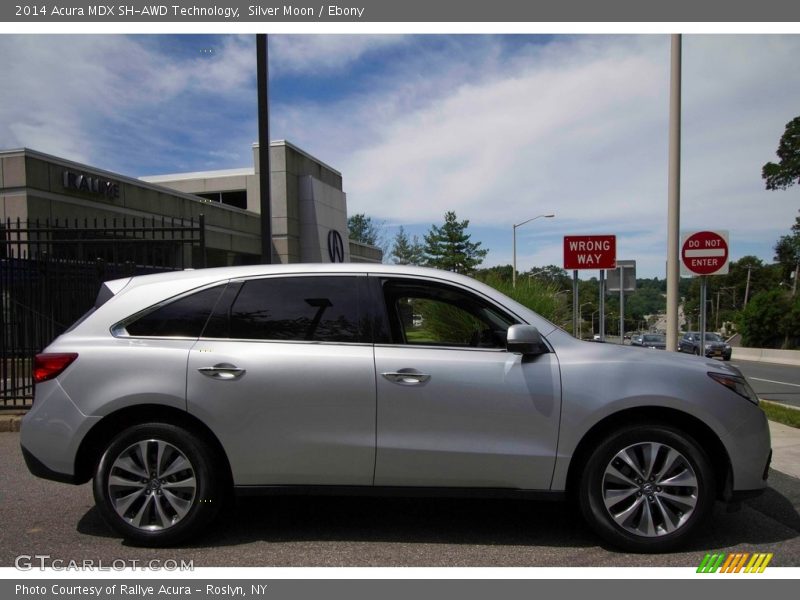 Silver Moon / Ebony 2014 Acura MDX SH-AWD Technology