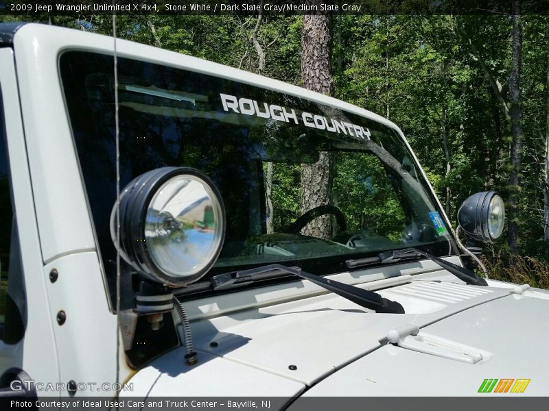 Stone White / Dark Slate Gray/Medium Slate Gray 2009 Jeep Wrangler Unlimited X 4x4