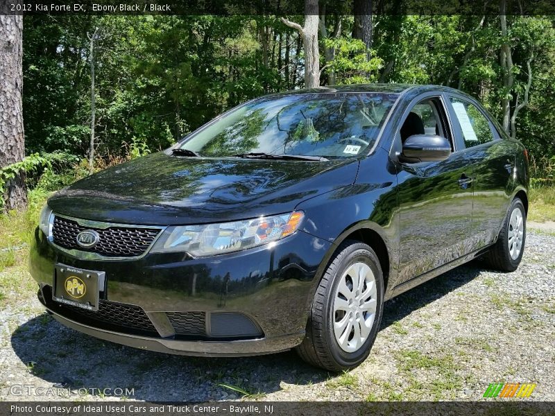Ebony Black / Black 2012 Kia Forte EX