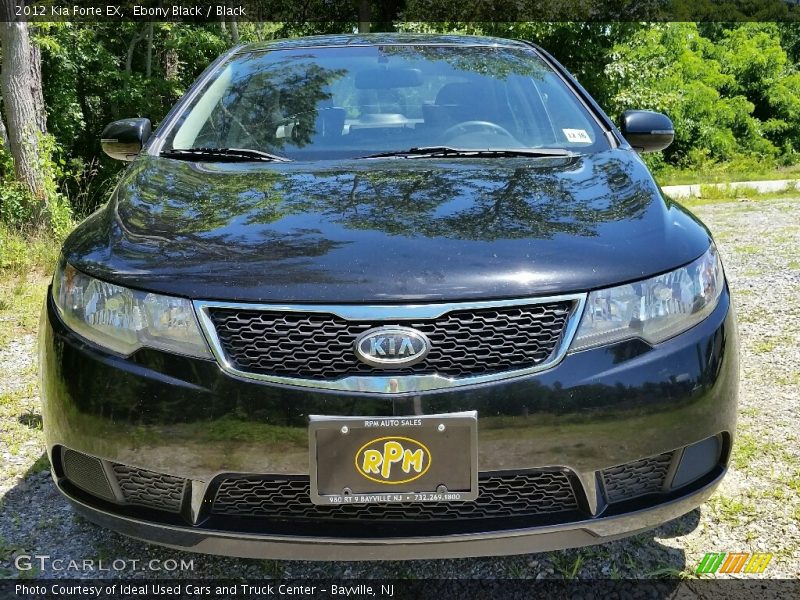 Ebony Black / Black 2012 Kia Forte EX
