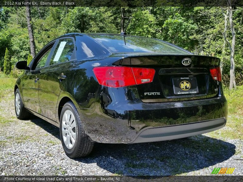 Ebony Black / Black 2012 Kia Forte EX