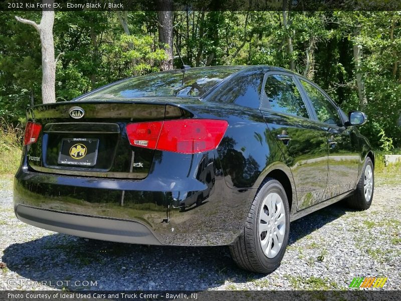 Ebony Black / Black 2012 Kia Forte EX