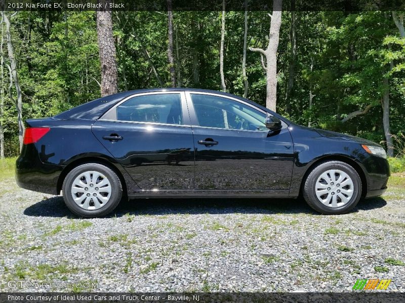 Ebony Black / Black 2012 Kia Forte EX