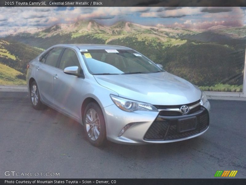 Celestial Silver Metallic / Black 2015 Toyota Camry SE