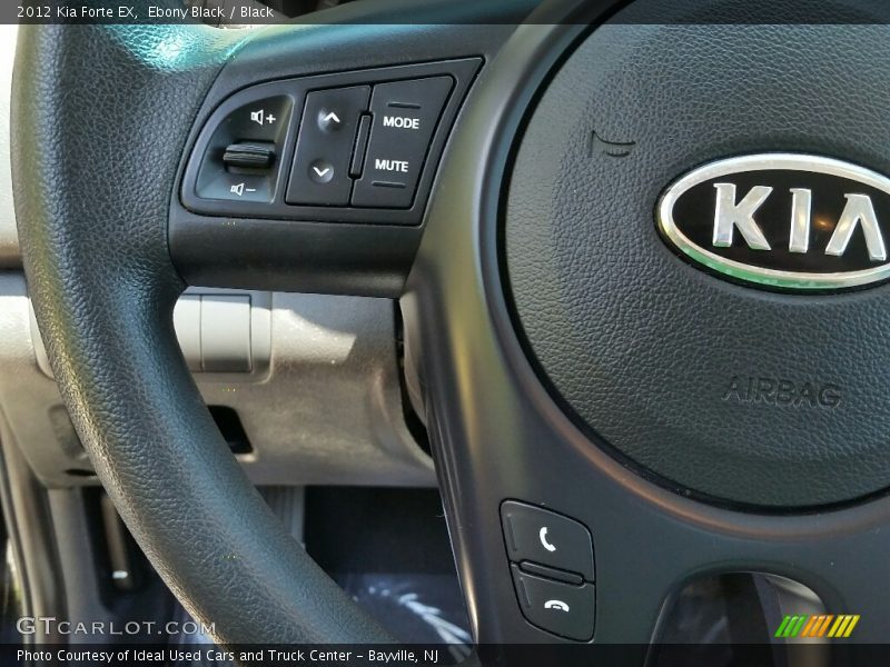 Ebony Black / Black 2012 Kia Forte EX
