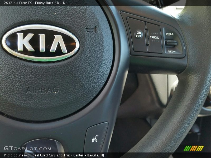Ebony Black / Black 2012 Kia Forte EX