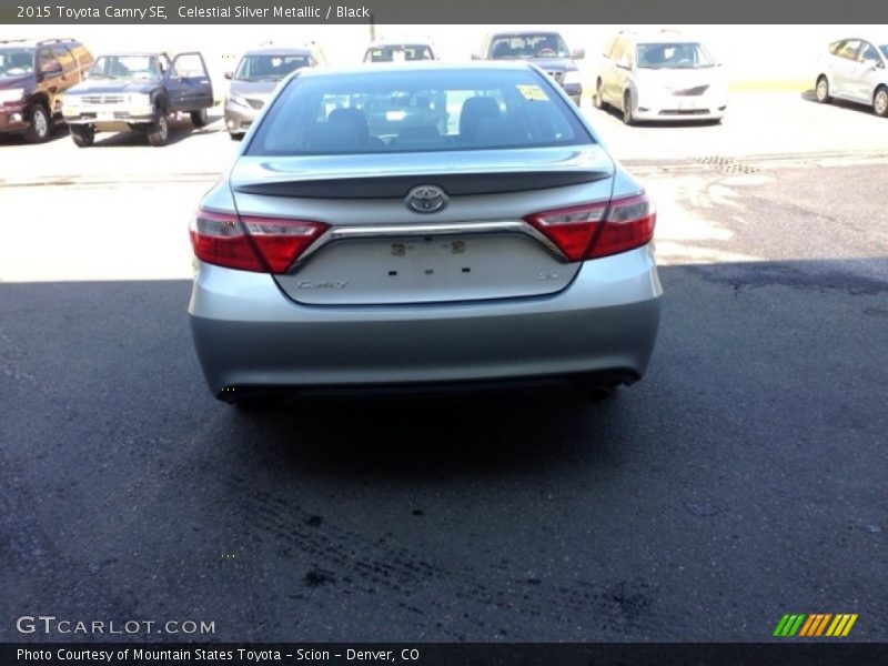 Celestial Silver Metallic / Black 2015 Toyota Camry SE
